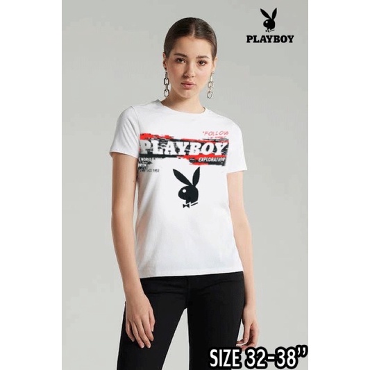 พร้อมส่ง-เสื้อยืดเพย์บอย-playboy-สุดเท่ห์