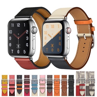 ภาพหน้าปกสินค้าสายนาฬิกาข้อมือหนัง สําหรับ Smart Watches Series 8 7 6 SE 5 4 3 2 1 ขนาด 41 มม. 45 มม. 44 มม. 42 มม. 40 มม. 38 มม. ที่เกี่ยวข้อง