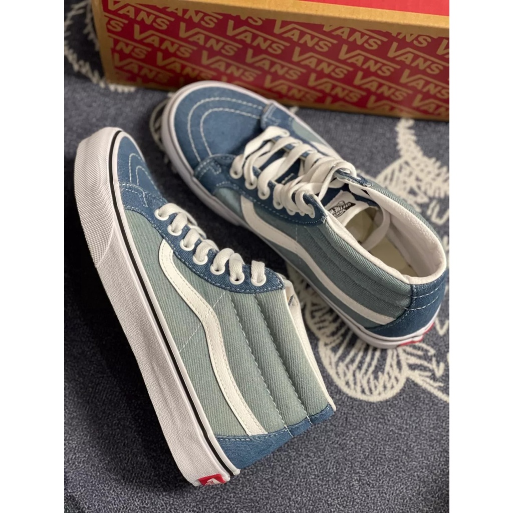 vans-sk8-mid-sidestripe-รองเท้าผ้าใบลําลอง-ผ้ายีน-ข้อสูง-สีฟ้า-สําหรับผู้ชาย-ผู้หญิง-1705