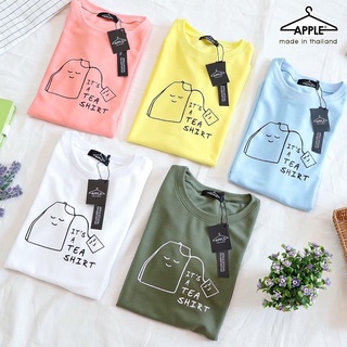 สินค้า เสื้อลายน่ารักๆๆ TEA สีพาสเทล เสื้อยืดถุงชา