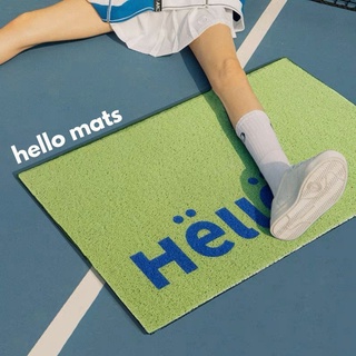 🎾พร้อมส่ง🎾พรมดักฝุ่น HELLO MATS/comfyhomies/