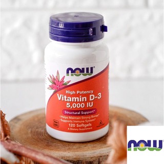 พร้อมส่ง Now Foods, Vitamin D-3, 125 mcg (5,000 IU)