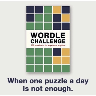 หนังสือภาษาอังกฤษ Wordle Challenge: 500 Puzzles to do anywhere, anytime พร้อมส่ง