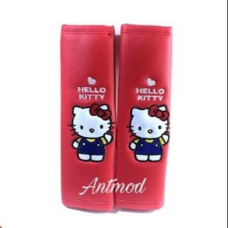 หุ้มเบลท์หนังคิตตี้สีแดง Hello Kitty ลิขสิทธิ์แท้