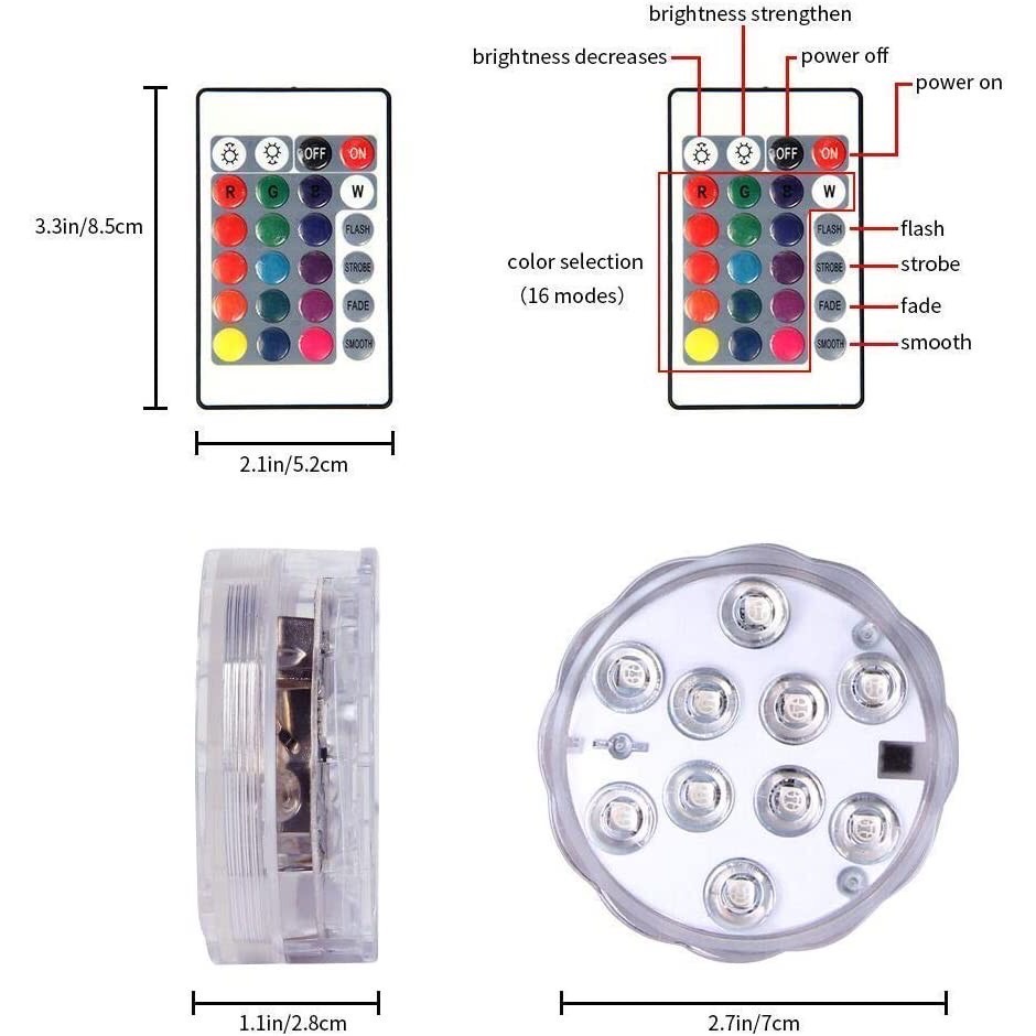ไฟใต้น้ำ-ไฟใต้น้ำled-ไฟตกแต่งใต้สระน้ำ-ไฟปาร์ตี้-ไฟตกแต่งบ้าน-พร้อมรีโมทควบคุมได้หลากหลาย-1-2-4-ชิ้น-rgb-sabaiis