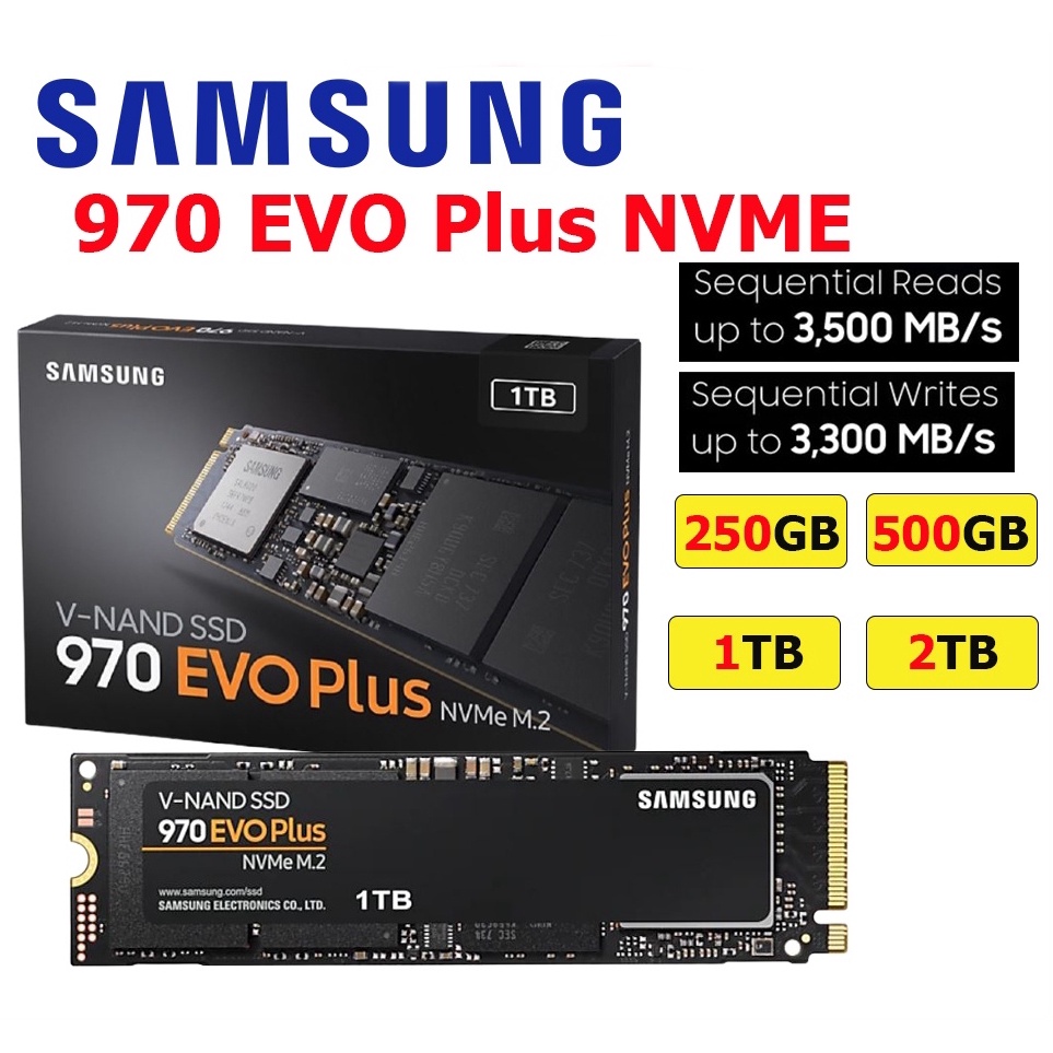 ⚡️SSD ใหม่!!⚡️250GB 500GB 1TB SSD (เอสเอสดี) SAMSUNG 970