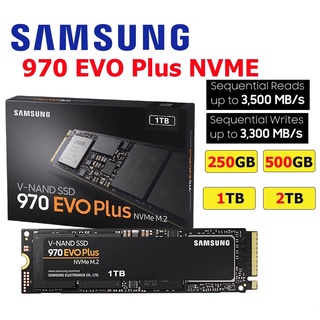ภาพหน้าปกสินค้า⚡️SSD ใหม่!!⚡️250GB / 500GB / 1TB SSD (เอสเอสดี) SAMSUNG 970 EVO PLUS PCIe/NVMe M.2 2280 Warranty 5 - Y ซึ่งคุณอาจชอบราคาและรีวิวของสินค้านี้