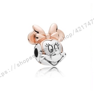 Pandora สร้อยข้อมือลูกปัดเงินแท้ 925 ลายมิกกี้ มินนี่เมาส์ ของขวัญวันเกิด สําหรับผู้หญิง p825