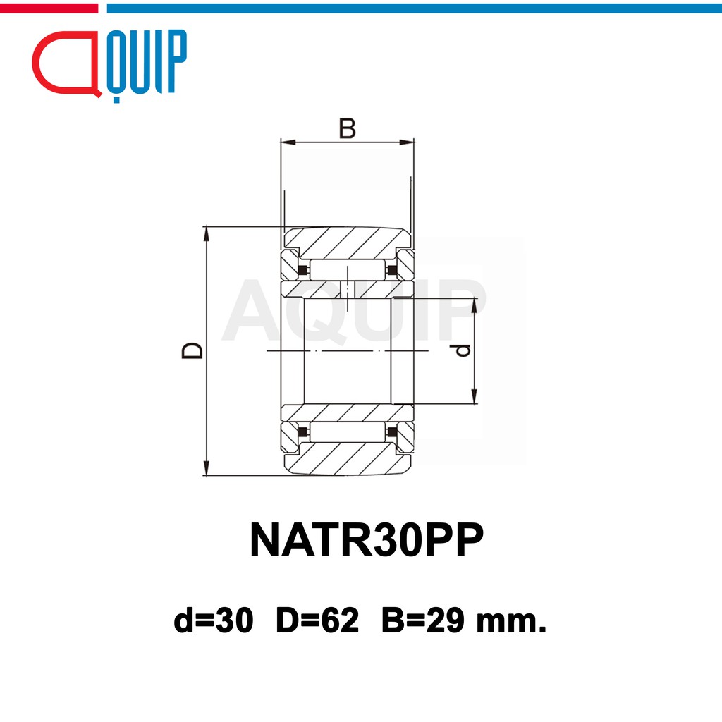 natr30pp-ubc-ตลับหมึกเม็ดเข็ม-follower-roller-bearing-natr-30-pp