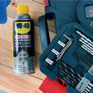 สินค้า WD40 สเปรย์หล่อลื่นผสมสารเทฟลอนชนิดแห้ง SPECIALIST DRY LUBE PTFE ขนาด 360 มิลลิลิตร