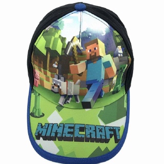 หมวกเบสบอล ลายการ์ตูน Minecraft สไตล์ฮิปฮอป เหมาะกับฤดูร้อน ของขวัญคริสต์มาส สําหรับเด็กผู้ชาย และเด็กผู้หญิง