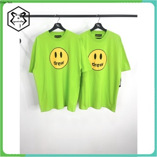 [S-5XL]เสื้อยืดขายดีที่สุด (ของแท้)Drew House Mascot Lime color t-shirt