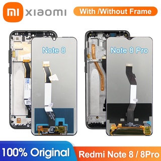 หน้าจอแสดงผล Lcd ดิจิทัล พร้อมกรอบ สําหรับ XIAOMI Redmi Note 8 Pro M1906G7I Redmi Note 8