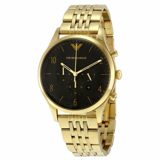 Armani Emporio Armani Classic Black Dial Gold-tone Stainless Steel AR1893