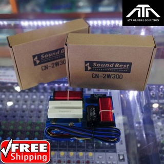 ส่งฟรี (แพ็ค 2 ชิ้น) SOUNDBEST NETWORK CN-2W300 CN2W300 เน็ตเวิร์ค2 ทาง กลาง + แหลม ครอสแยกเสียง เสียงใส มีคุณภาพ