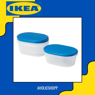 IKEA (อีเกีย) - JÄMKA แยมก้า กล่องเก็บอาหาร 3 ชิ้น (1.2L)