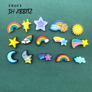 Fhz™ Cross Jibitz Lightning Sky Collection ที่ใส่รองเท้า รองเท้า หัวเข็มขัด DIY อุปกรณ์เสริมชุดจับคู่ที่สร้างสรรค์