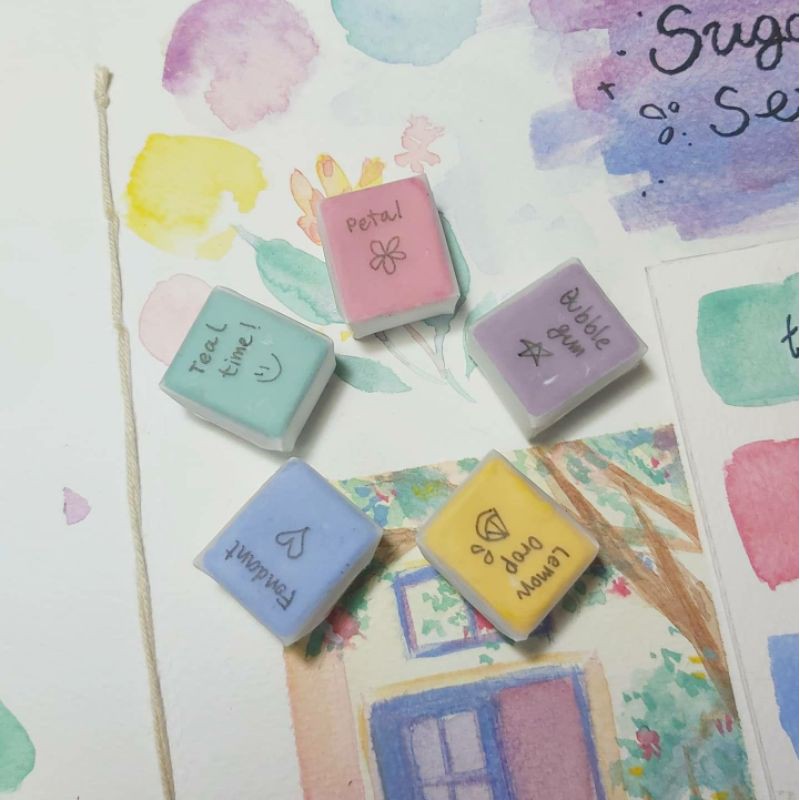 daydream-studio-ชุดสีน้ำพาสเทลแฮนเมด5สี-2ml-sugar-set