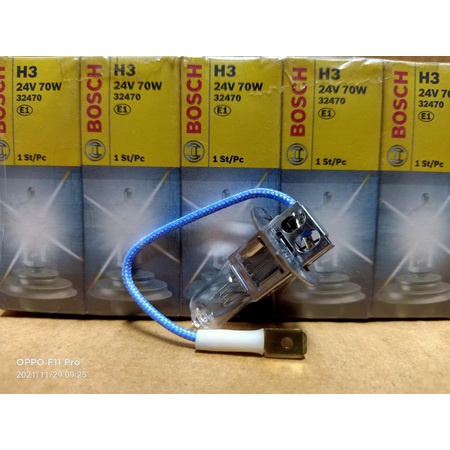 หลอดไฟหน้ารถยนต์-bosch-แท้-h3-24v-70w-ราคาที่แสดงเป็นราคาต่อชิ้น