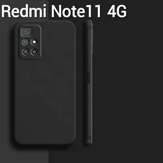 Redmi Note11(พร้​อมส่งในไทย)เคสTPUนิ่มสีดำทึบคลุมกล้องXiaomi Redmi Note11 4G/Redmi Note11S 4Gตรงรุ่น