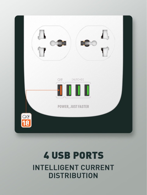 ไหม่ล่าสุด-ldnio-sc4407-4power-socket-4usb-defender-series-ของแท้