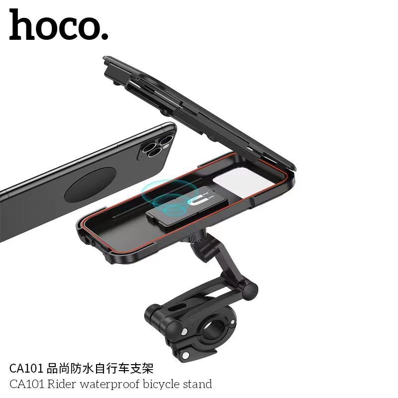 hoco-ca101-handlebar-mount-bracket-ที่จับมือถือติดมอเตอร์ไซค์พร้อมเคสกันน้ำ-ทัชสกรีนได้