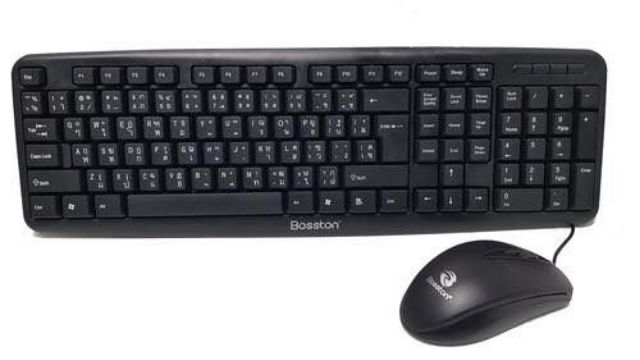 bosston-d5200-usb-keyboard-and-mouse-ชุด-คีย์บอร์ด-กับ-เมาส์-blackl