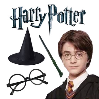 แฮร์รี่พอตเตอร์ สไตล์กระโหลก เนคไท ผ้าพันคอ ถุงมือ หมวก ตั๋ว แว่นตา ปาร์ตี้คริสต์มาส ฮาโลวีน ของขวัญ เล่น Harry Potter คอสเพลย์ อุปกรณ์ประกอบฉาก