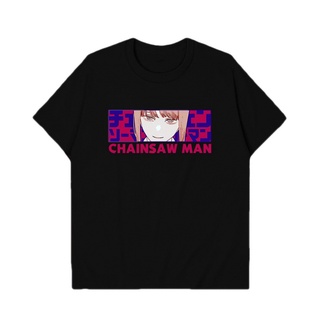 Daily-T Holoun Chainsaw Man ใหม่ เสื้อยืดลําลอง แขนสั้น พิมพ์ลายอนิเมะ Makima Denji Aki Hayakawa ของขวัญวันฮาโลวีน