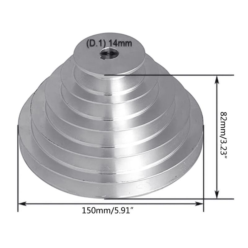 ขายดี-ล้อรอกอลูมิเนียม-a-type-5-150-มม-สําหรับสายพานไทม์มิ่ง-v-belt