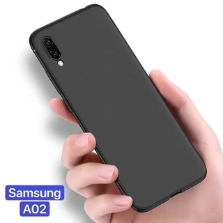 [ส่งจากไทย] Case Samsung A02 เคสโทรศัพท์ซัมซุง เคสนิ่ม tpu เคสสีดํา เคสซิลิโคน case samsung galaxy A02 สวยและบาง
