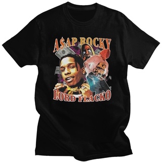 [S-5XL]ขายดี เสื้อยืด ผ้าฝ้าย โอเวอร์ไซซ์ ลาย Asap Rocky Streetwear สไตล์ฮิปฮอป ฮาราจูกุ แฟชั่นฤดูร้อน สําหรับคู่รัก