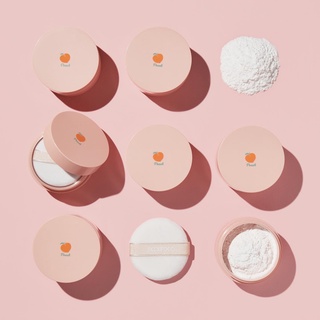 ❤️🍑[แพ็คเกจใหม่!!] Skinfood Peach Cotton Multi Finish Powder 15g. แป้งฝุ่นลูกพีช