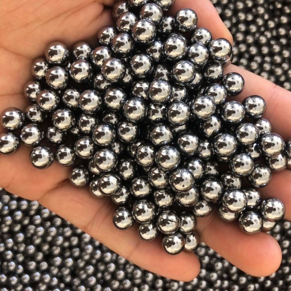 ภาพหน้าปกสินค้าลูกเหล็ก 8mm ร่อนเงาพิเศษ100pcs Junxing Steel Balls 8mm ลูก เหล็ก หน้าไม้ For Crossbow slingshot จากร้าน baitong_hood บน Shopee