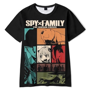 เสื้อยืด พิมพ์ลายการ์ตูนอนิเมะ Spy X Family Graphic สําหรับครอบครัว