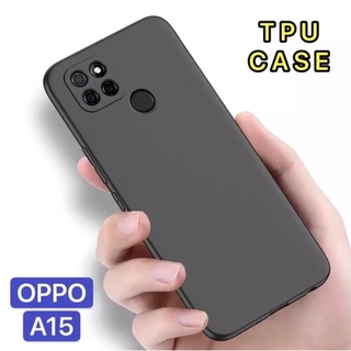 [ พร้อมส่ง ] Case OPPO A15 เคสออปโป้ เคสนิ่มสีดำ เคสซิลิโคน Oppo A15 สวยและบางมาก TPU CASE ส่งจากไทย มาใหม่