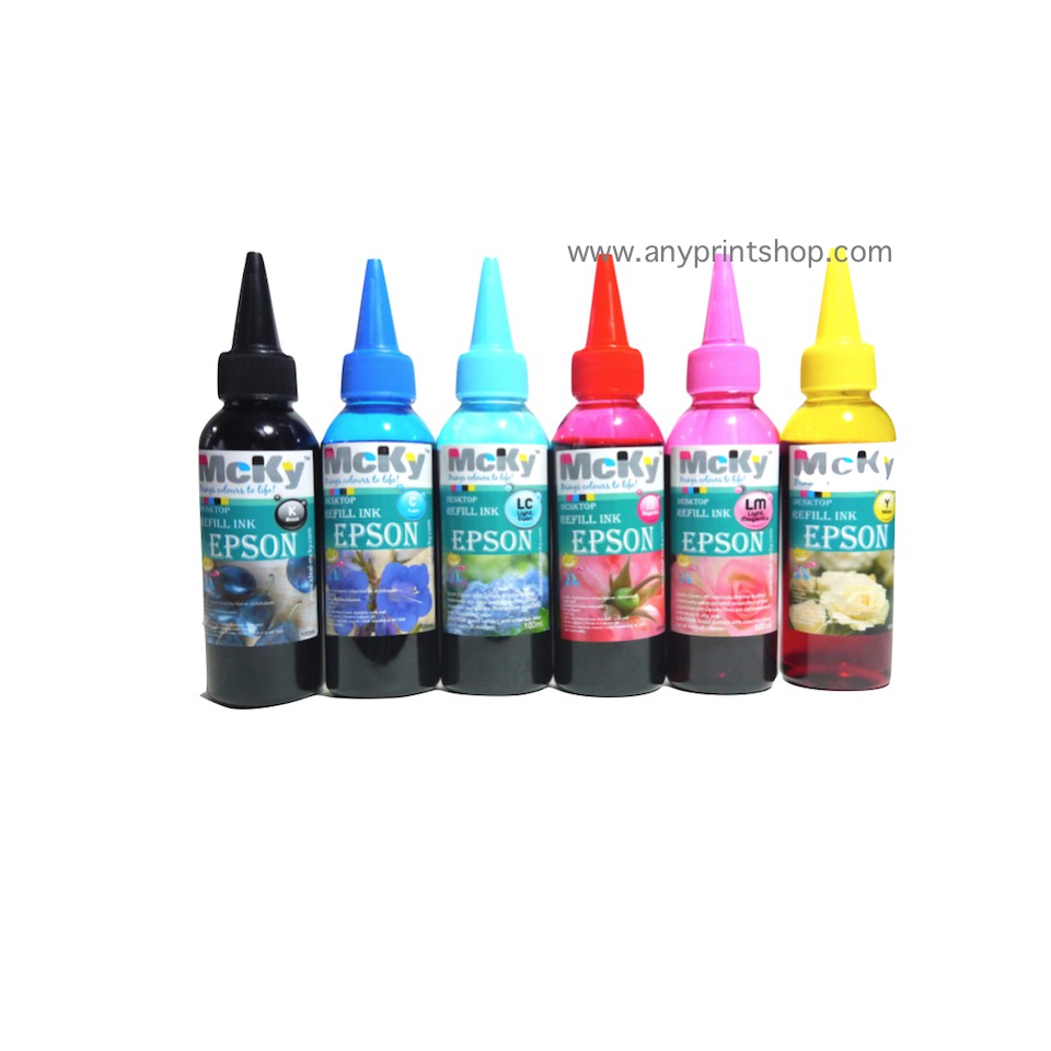 หมึกเติม-epson-inkjet-100ml-ขวดกลมใส