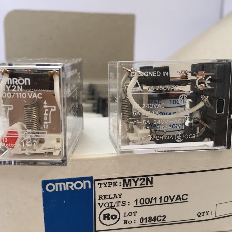 omron-relay-รุ่น-my2n-ไฟ-led-100-110vac-ราคาต่อ1ชิ้น