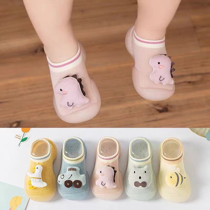 รูปภาพสินค้าแรกของพร้อมส่งจากไทย ถุงเท้ากันลื่น รองเท้าเด็กวัยหัดเดิน สำหรับเด็กอายุ 3 เดือน-3 ปี