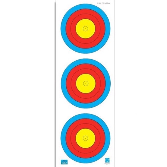 ภาพหน้าปกสินค้า1x elong 3-target paper archery target shooting ยิงธนู จากร้าน baitong_hood บน Shopee