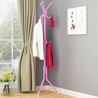 ราวแขวนผ้าทรงราวแขวนราวแขวนกระเป๋า Coat Rack new step asia ที่ราวแขวนราวแขวนผ้าราวแขวนกระเป๋าขาตั้งหนาเหล็ก