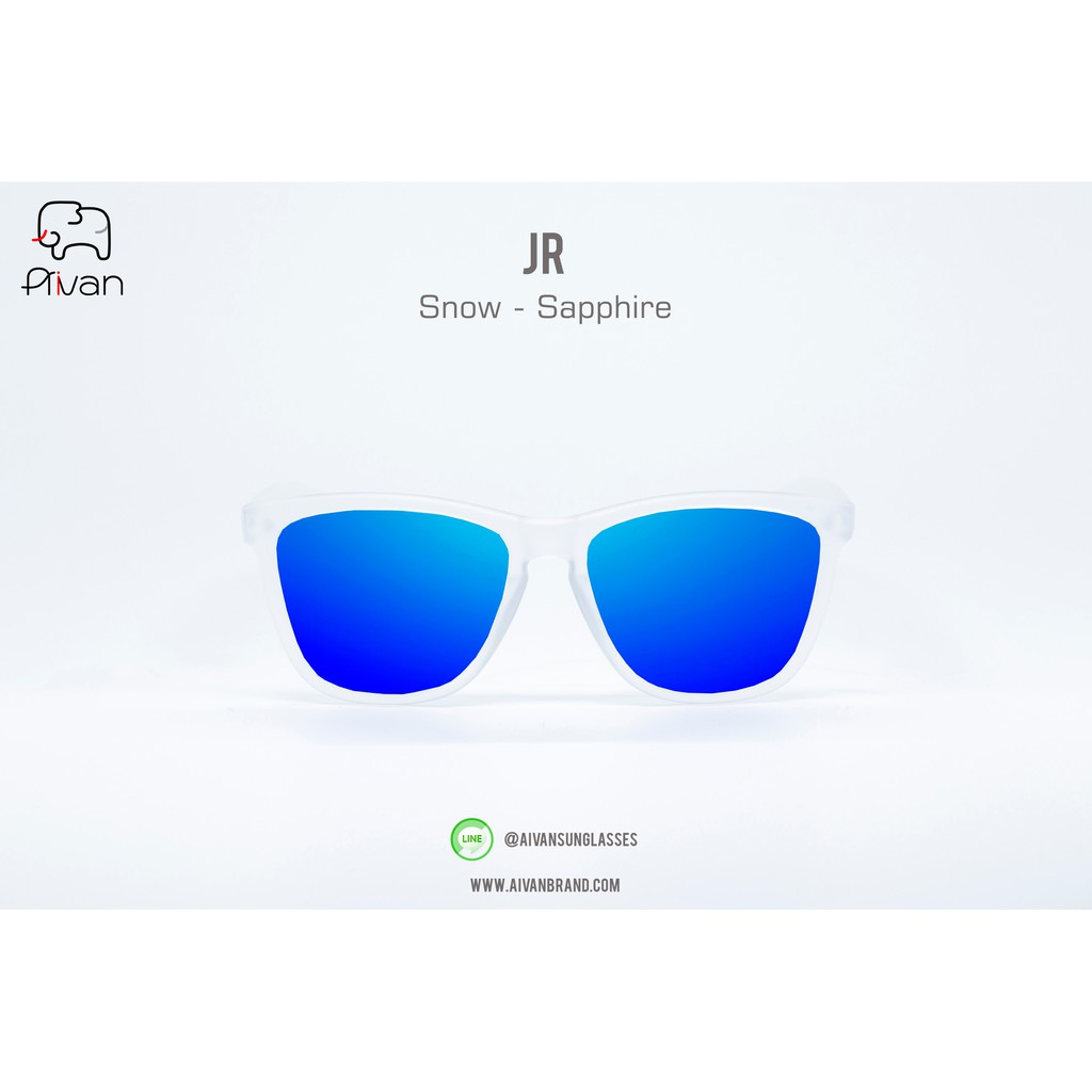 aivansunglasses-พร้อมส่ง-แว่นกันแดด-model-jr-snow-sapphire