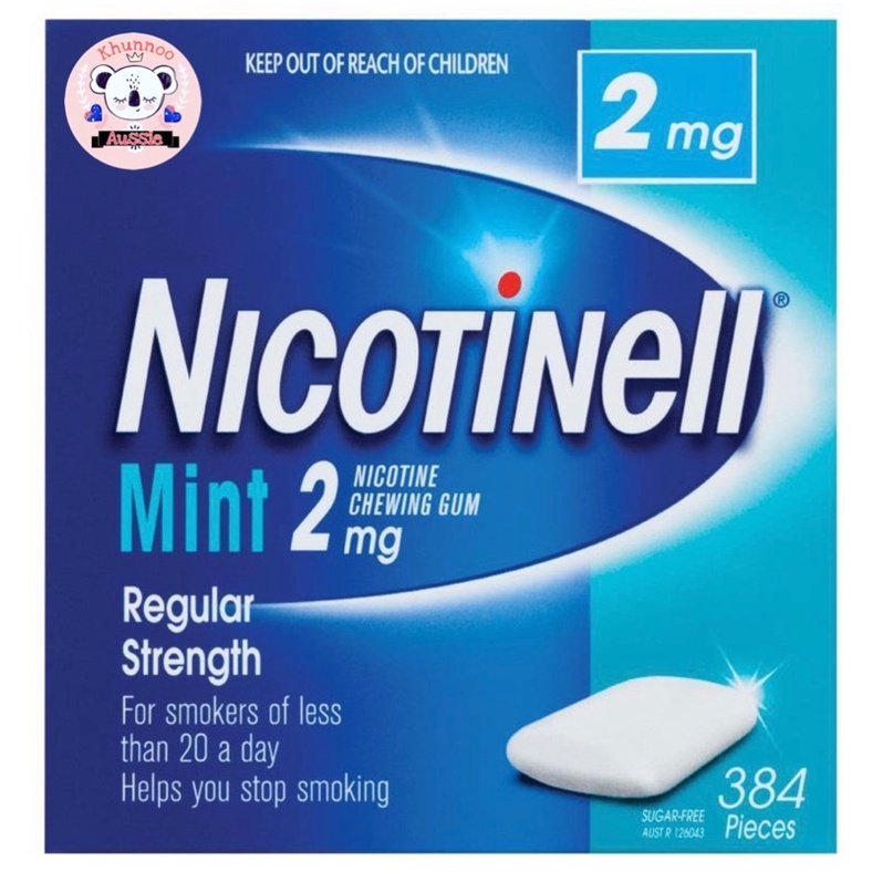 ภาพหน้าปกสินค้า(พร้อมส่ง)Nicotinell Mint Gum 2mg 384 Pack