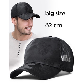 ใหม่ หมวกเบสบอล หมวกตาข่าย ทรงสูง ขนาดใหญ่ 62 ซม. สําหรับผู้ชาย