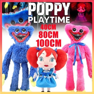 ✠☞✧24h delivery!80/100cm Poppy Playtime Plush Toys Huggy Wuggy Kawaii Plushie Surrounding Doll Blue Sticky Hands Stuffed