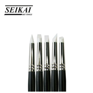 Seikai เพ้นเชปเปอร์ ชุด 5 ด้าม SE11266 (No. 6) พู่กันหัวยาง