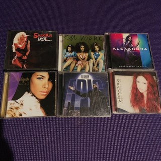 CD เพลงสากล Shakira en vouge aaliyah แผ่นละ 109 บาท