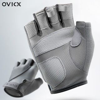 ภาพขนาดย่อของภาพหน้าปกสินค้าOVICX ถุงมือฟิตเนส Fitness Gloves gym ถุงมือออกกำลังกาย ยกน้ำหนัก เบา ระบายอากาศได้ กันลื่น สำหรับผู้ชายผู้หญิง จากร้าน ovicx_official บน Shopee ภาพที่ 5