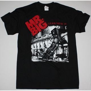 เสื้อยืดผ้าฝ้ายพิมพ์ลาย ใหม่ เสื้อยืดลําลอง แขนสั้น พิมพ์ลายวงร็อค Mr Big Lean Into It Hard Rock Extreme Impellitteri อเ