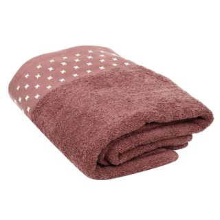 ผ้าเช็ดตัว อาบน้ำ ผ้าขนหนู HOME LIVING STYLE CROSS 27X54นิ้ว สีน้ำตาล TOWEL HOME LIVING STYLE CROSS 27X54" BROWN